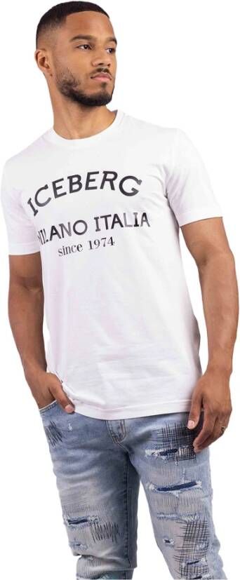 Iceberg 5D T-Shirt Heren Wit Heren