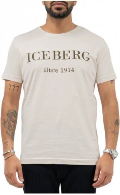 Iceberg 5d t-shirt senior Wit Heren