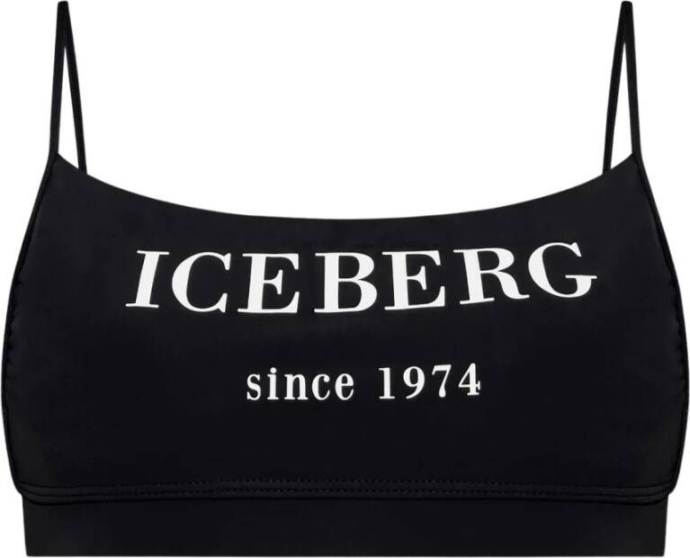 Iceberg Badpak top Zwart Dames
