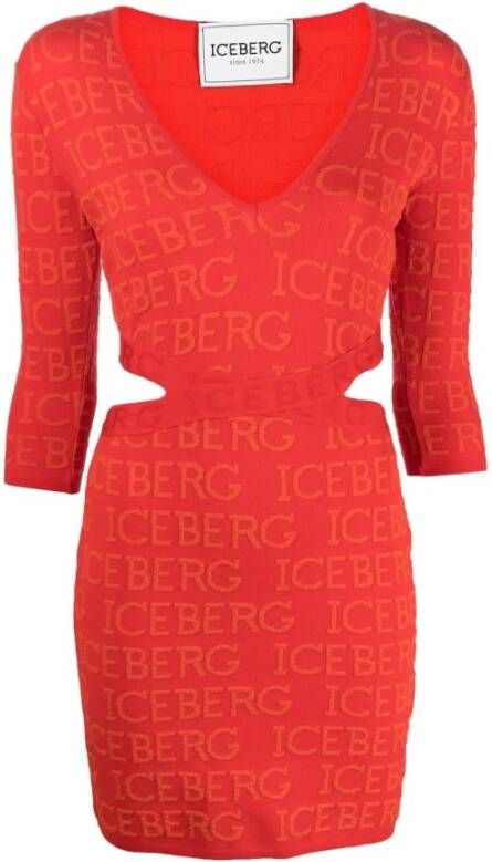 Iceberg Dresses Orange Oranje Dames