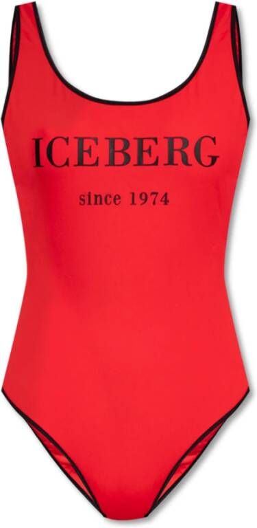 Iceberg Eendelig zwempak Rood Dames