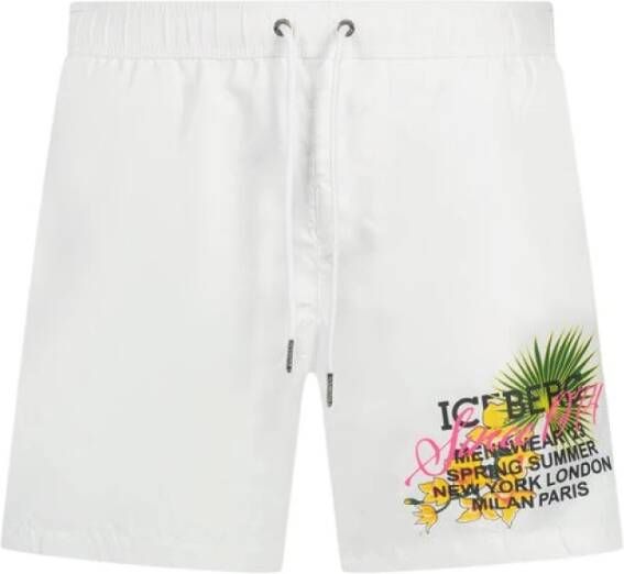 Iceberg Flower Zwembroek Heren Wit Heren
