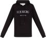 Iceberg Zwarte Hoodie met Stijlvolle Branding Black Heren - Thumbnail 3