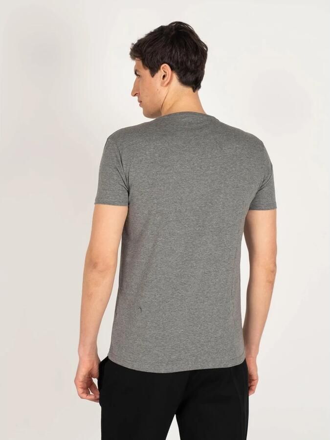 Iceberg Aansluitend Ronde Hals T-shirt Gray Heren - Foto 4