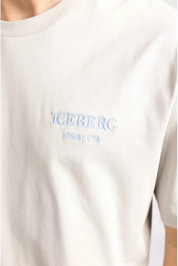 Iceberg Heritage Logo T-Shirt Gray Heren - Foto 2