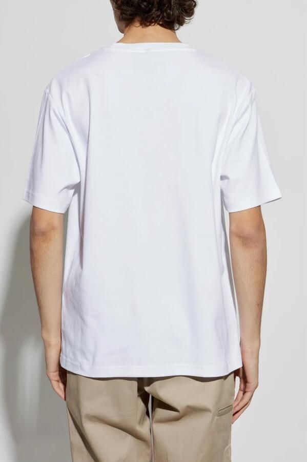 Iceberg Wit Regular Fit T-shirt in GOTS-gecertificeerd Interlock White Heren - Foto 9