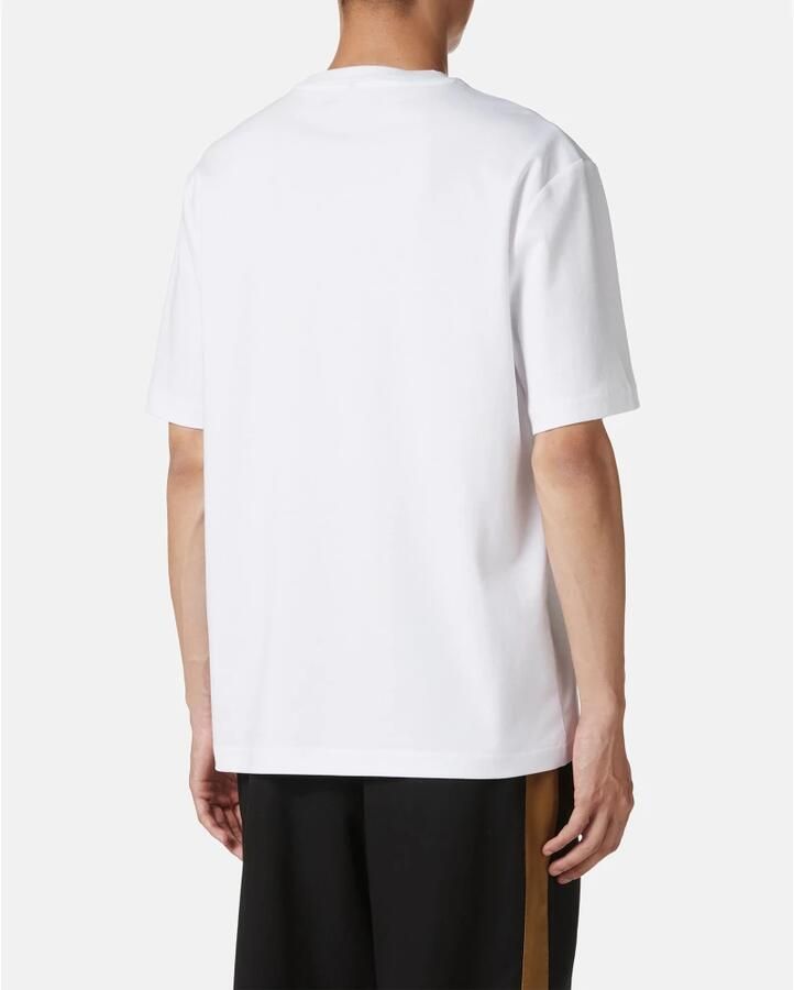 Iceberg Wit Regular Fit T-shirt in GOTS-gecertificeerd Interlock White Heren - Foto 2