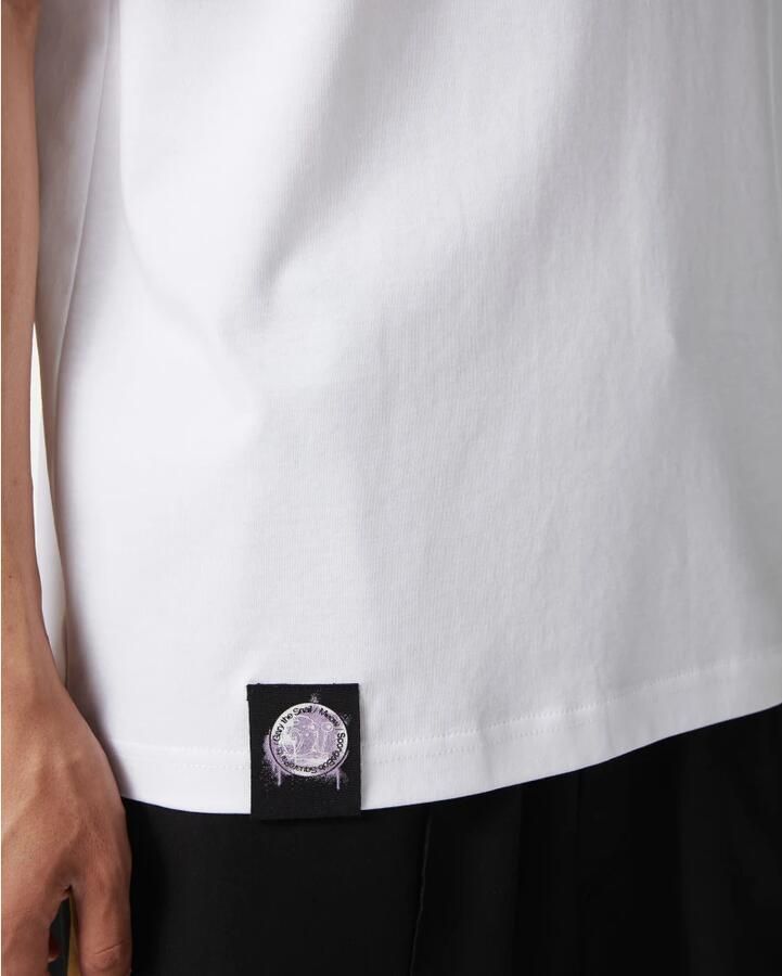 Iceberg Wit Regular Fit T-shirt in GOTS-gecertificeerd Interlock White Heren - Foto 3