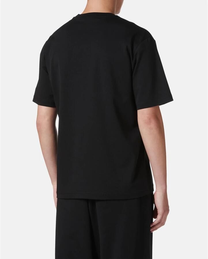 Iceberg Zwarte regular fit T-shirt van GOTS-gecertificeerde interlock stof Black Heren - Foto 2