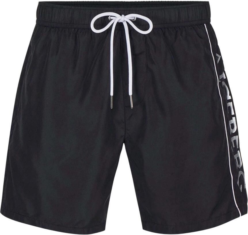 Iceberg Tape Logo zwembroek zwart Ice3Mbm01 Black Heren