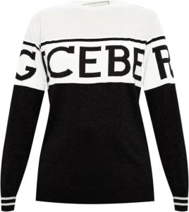 Iceberg Logo sweater Zwart Dames