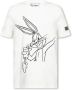 Iceberg Looney Tunes Bugs Bunny Print T-Shirt Beige Heren - Thumbnail 1