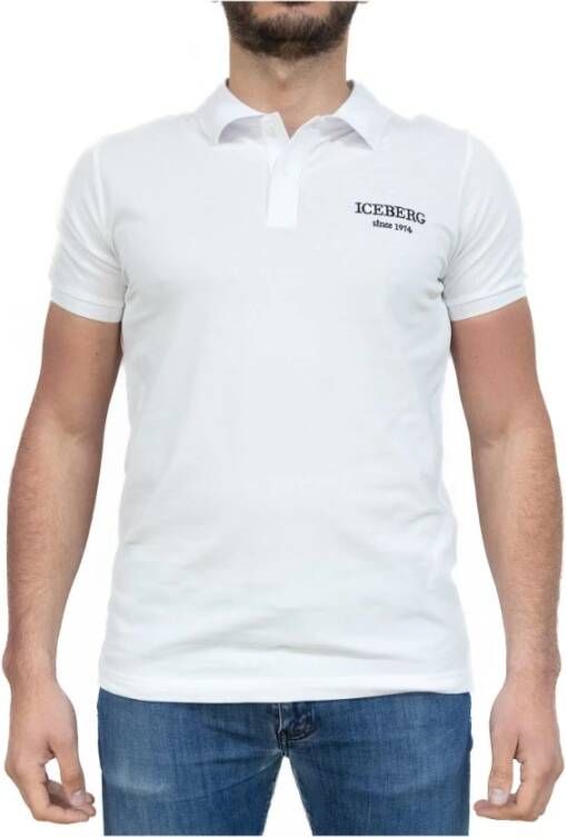 Iceberg Polo Shirt Wit Heren