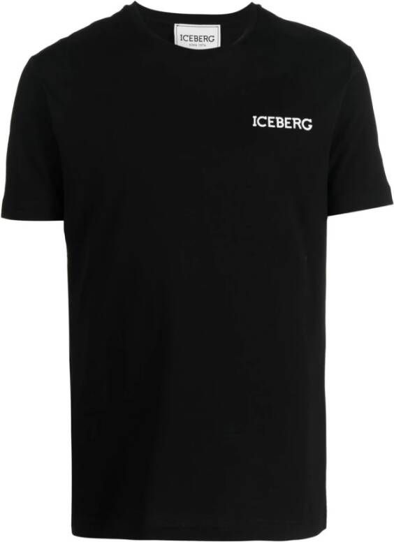 Iceberg Popeye tee Back Monster Zwart Heren