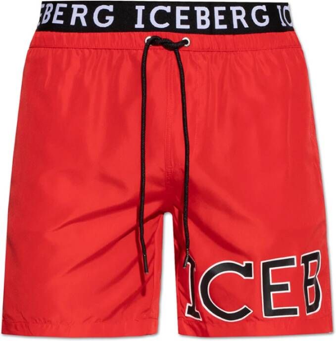 Iceberg Shorts Rood Heren
