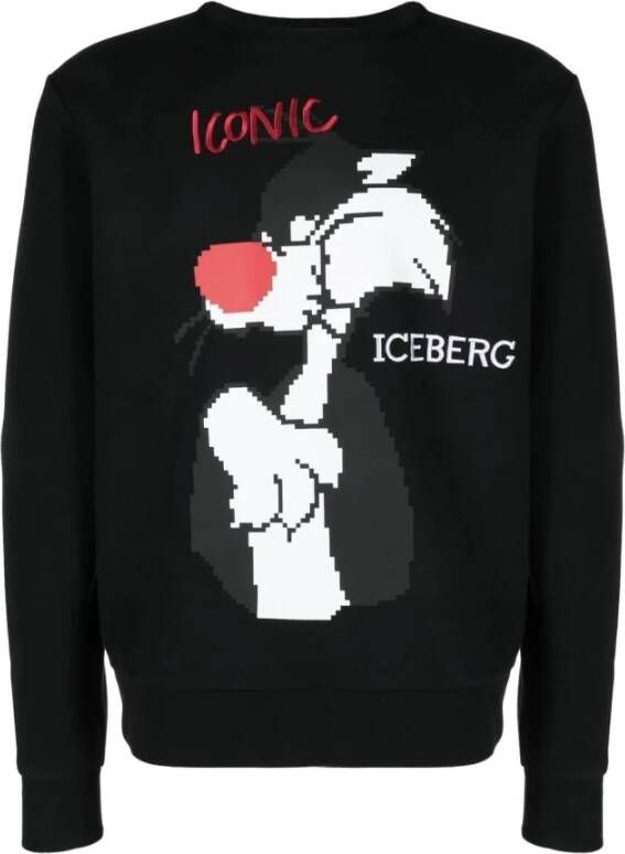 Iceberg Sweater Sylvester Black Zwart Heren