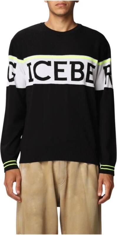 Iceberg Sweatshirt hoodies Zwart Heren