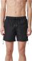 Iceberg Zwarte Swimshort met Taping Black Heren - Thumbnail 1