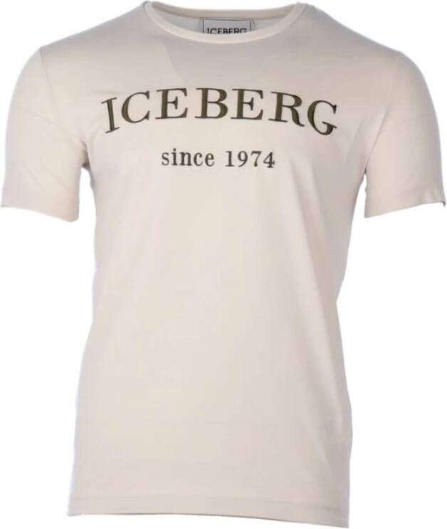Iceberg T-shirt 22i i1p 0f014 6301 1342 Beige Heren