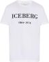 Iceberg T-shirt met logo White Heren - Thumbnail 1