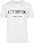 Iceberg T-shirt Wit 23E I1P F014 6301 1101 Wit Heren - Thumbnail 1