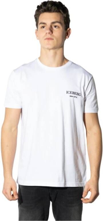 Iceberg T-Shirts White Heren