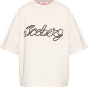 Iceberg T-shirt with logo Beige Dames