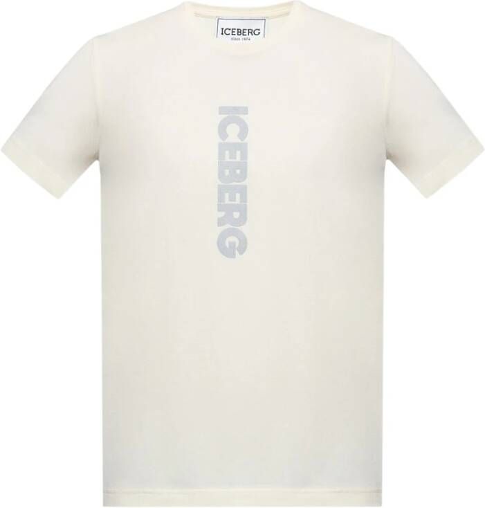Iceberg T-shirts Geel Heren