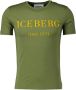 Iceberg Groene T-shirts Green Heren - Thumbnail 1