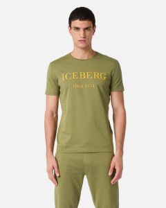 Iceberg T-Shirts Groen Heren