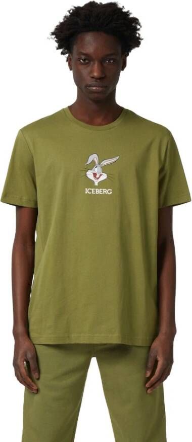 Iceberg T-Shirts Groen Heren