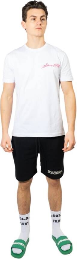 Iceberg T-Shirts Wit Heren