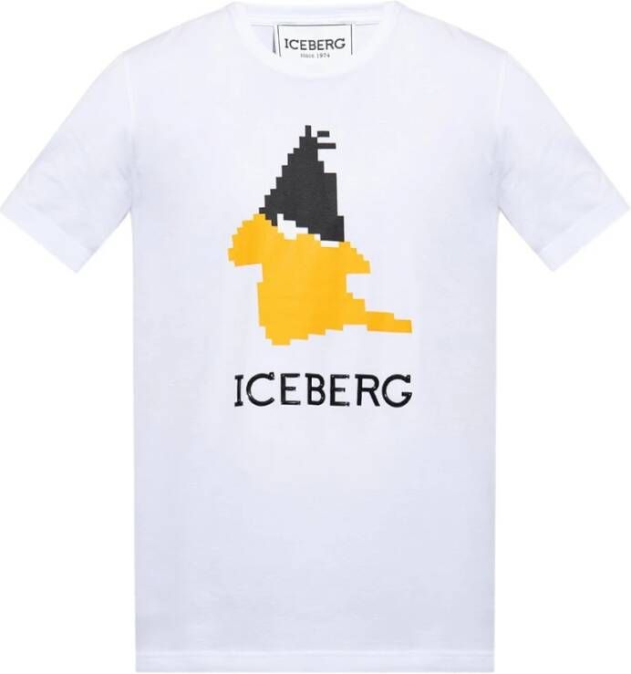 Iceberg T-shirts Wit Heren