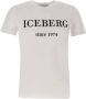 Iceberg T-shirt Wit 23E I1P F014 6301 1101 Wit Heren - Thumbnail 3