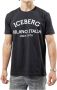 Iceberg T-shirt Zwart 6325 9000 Black - Thumbnail 2