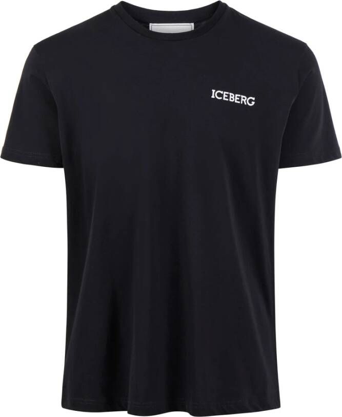 Iceberg T-shirts Zwart Heren