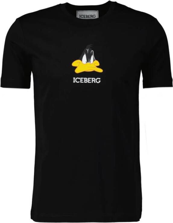 Iceberg T-shirts and Polos Black Zwart Heren