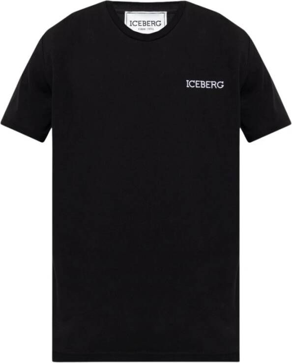 Iceberg T-shirts Zwart Heren