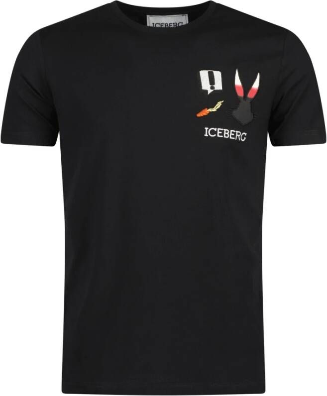 Iceberg Tee Black Buggs Small Brain Black Heren