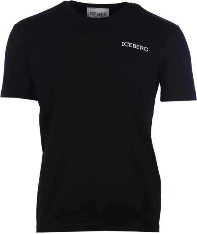 Iceberg Tee Sylvester Back Zwart Heren