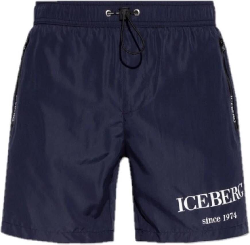 Iceberg Zwembroek Ice2Mbm01 Blauw Heren