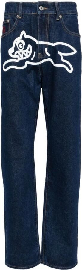 Icecream Blauwe Denim Grafische Print Jeans Blue Heren - Foto 5