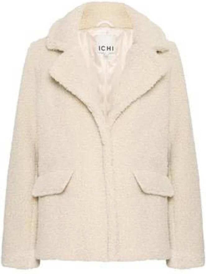 Ichi Almond Milk Outerwear Freewear White Dames