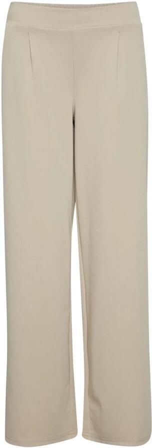 Ichi Lange Wijde Straight-Leg Broek Doeskin Beige Dames - Foto 2