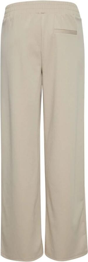 Ichi Lange Wijde Straight-Leg Broek Doeskin Beige Dames - Foto 3