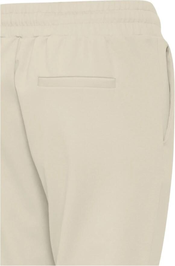 Ichi Beige Lace-Fastening Enkellange Broek Beige Dames