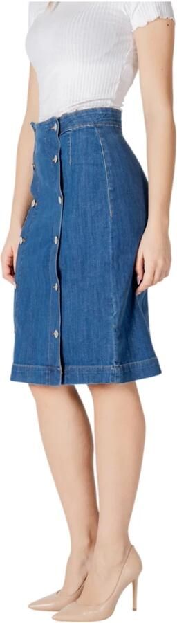 Ichi Dames Longuette Katoen Elastaan Collectie Blue Dames - Foto 4