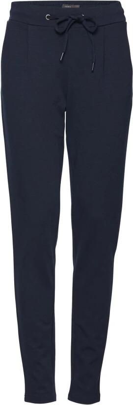 Ichi Blauwe vetersluiting broek met achterzakken Blue Dames - Foto 5
