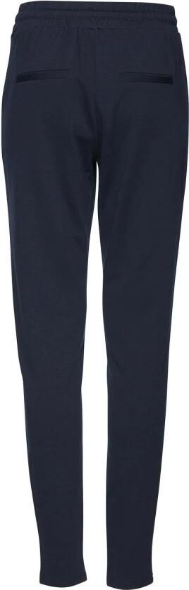 Ichi Blauwe vetersluiting broek met achterzakken Blue Dames - Foto 4