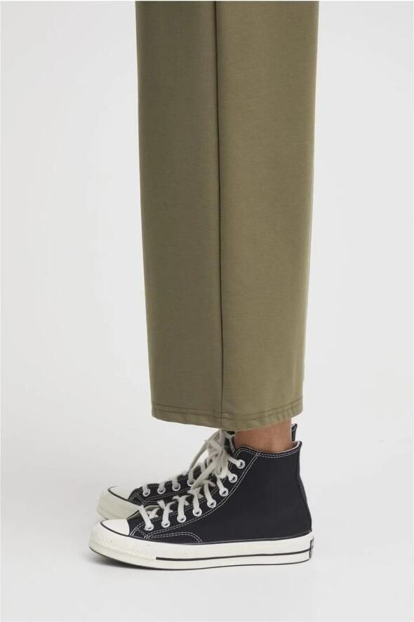 Ichi Groene Culottes Slip-On Broek Herfst Winter Green Dames - Foto 2